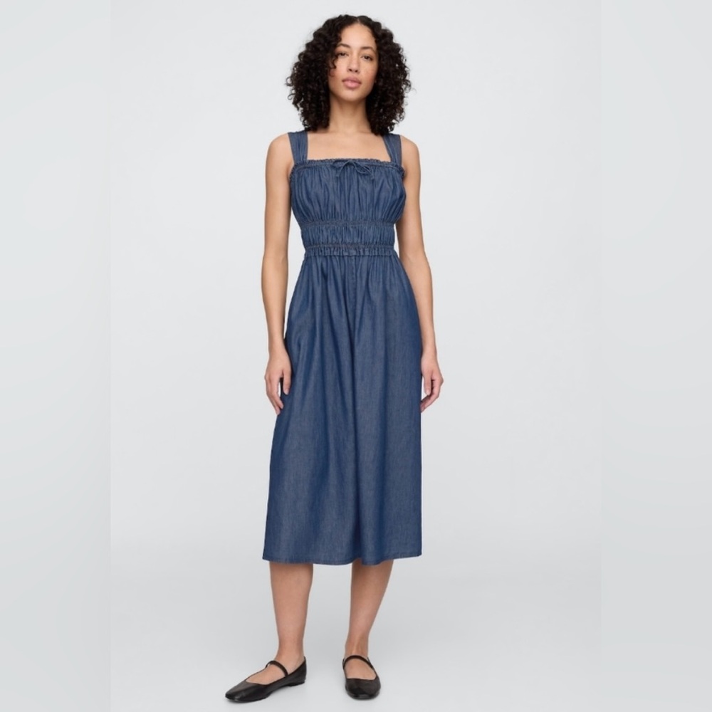 GAP Factory Dark Wash Denim Dress